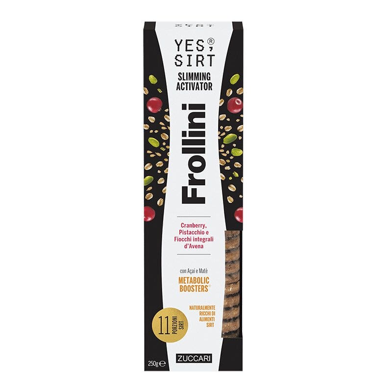 Yes Sirt Frollini Cranberry Pistacchio E  Fiocchi Integrali d’Avena 250g