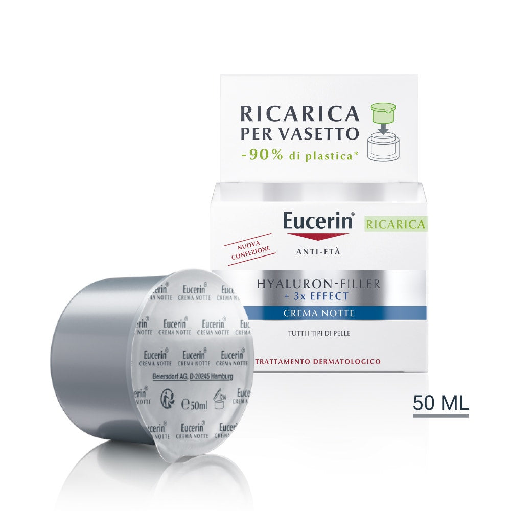 Eucerin Hyaluron Filler Crema facial de noche recambio 50 ml
