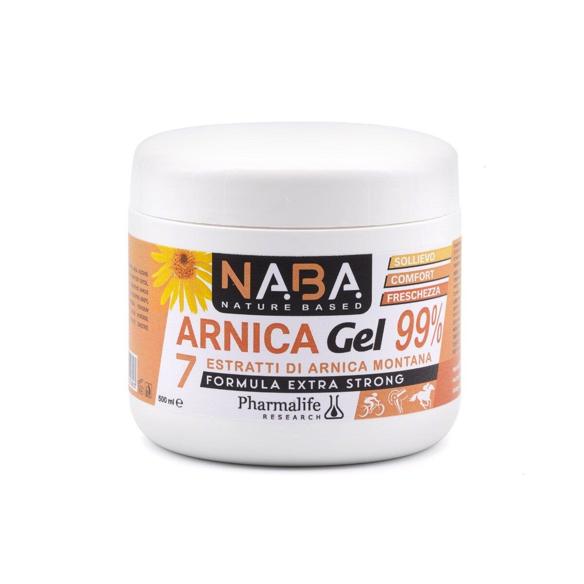 Pharmalife Na.Ba. Gel de árnica 99 % 500 ml