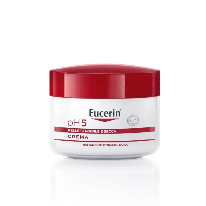 Eucerin pH5 Crema para piel sensible y seca, crema corporal 75 ml