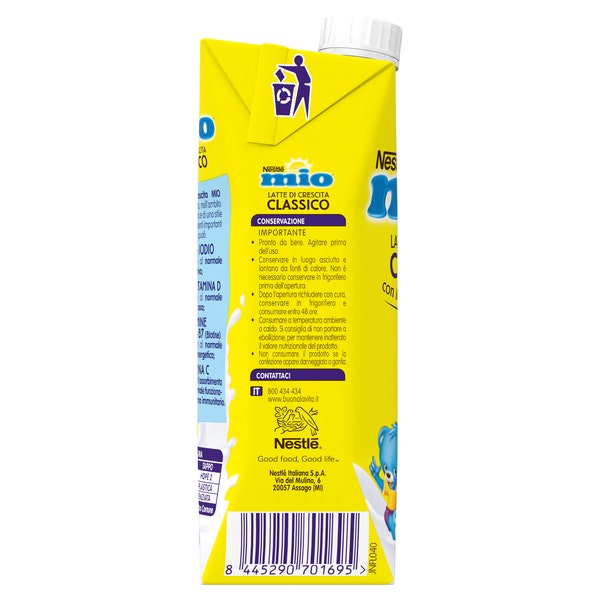 Nestlé Mio Latte Di Crescita Classico Liquido Brick 500ml