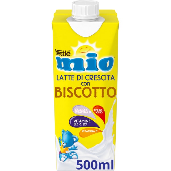 Nestlé Mio Latte Di Crescita Con Biscotto Liquido Brick 500ml