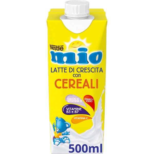 Nestlé Mio Latte Di Crescita Con Cereali Liquido Brick 500ml