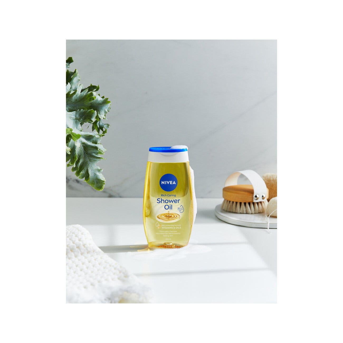 Nivea Aceite de Ducha Nutrición Intensa Gel de Baño con Aceites Naturales para una Piel Suave 200 ml