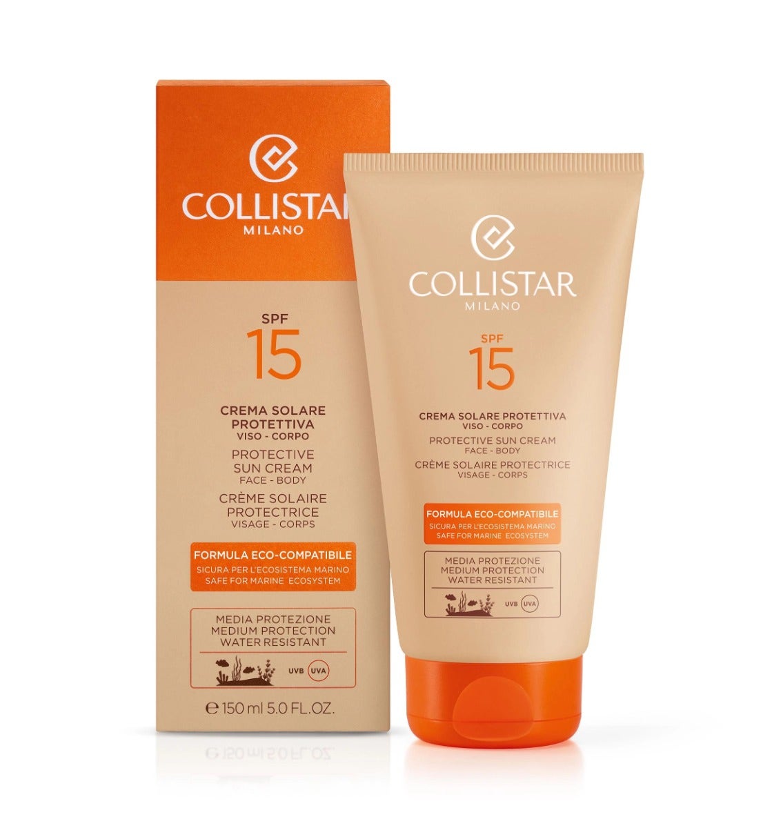 Collistar Crema Solare Protettiva Eco-Compatibile SPF 15 150ml