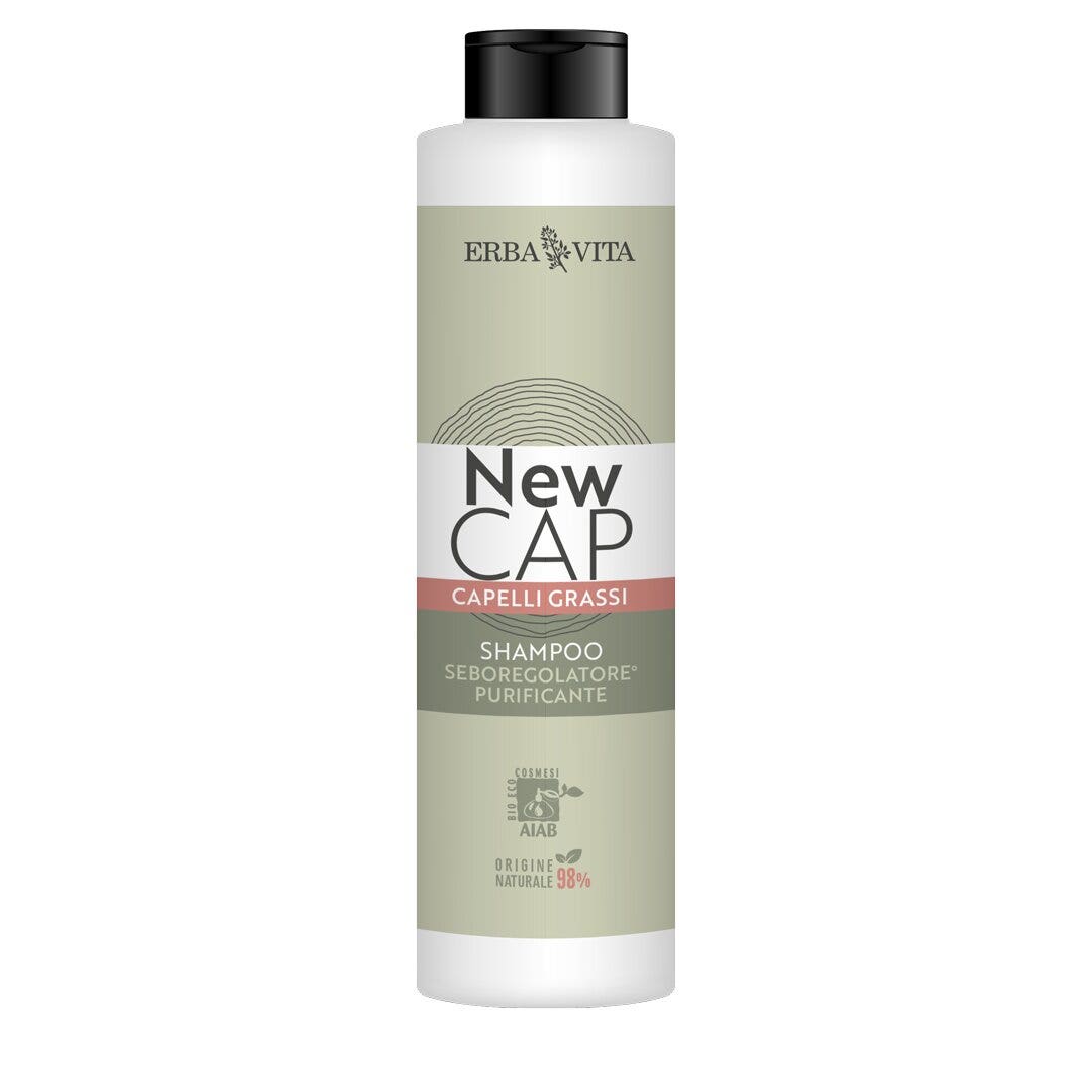 Erba Vita New Cap Champú para Cabello Graso 250 ml