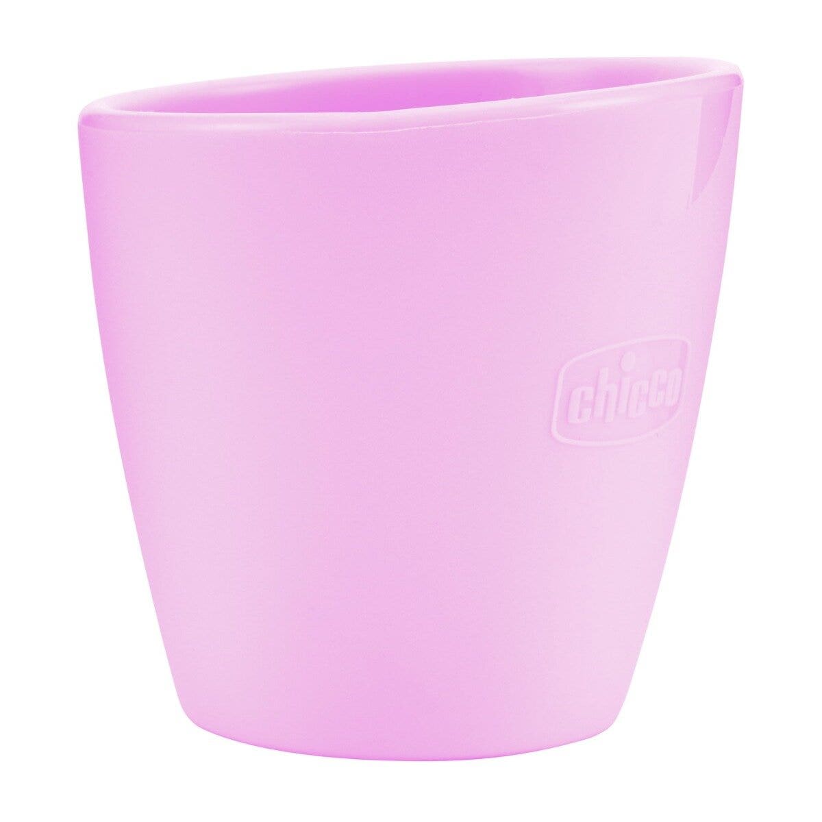 Chicco Vaso de silicona rosa 6M+