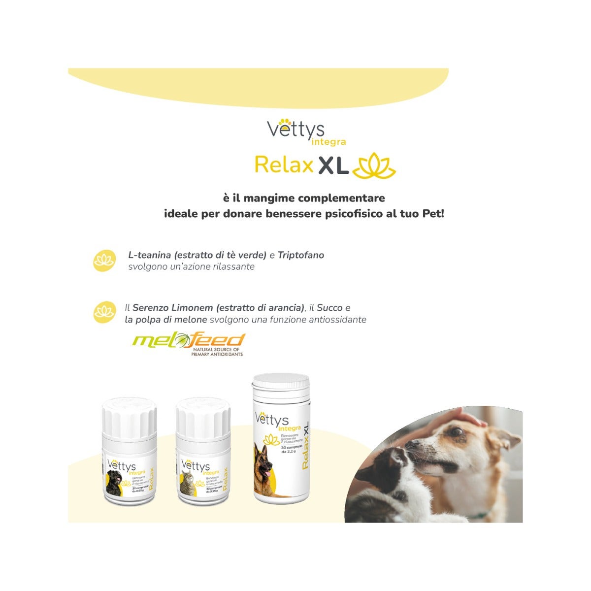 Vettys Integra Relax Per Cani Taglia XL 30 Compresse