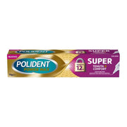 Polident Super Tenuta + Comfort Adhesivo para prótesis dentales, fijación diaria, sabor neutro, 70 g
