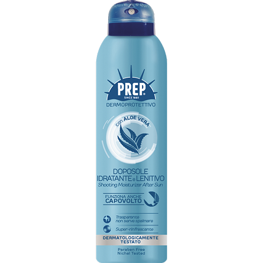 Prep Spray Hidratante y Calmante para Después del Sol con Aloe 150 ml