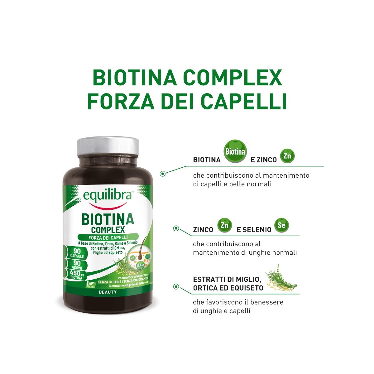 Equilibra Biotina Complex 90 Capsule