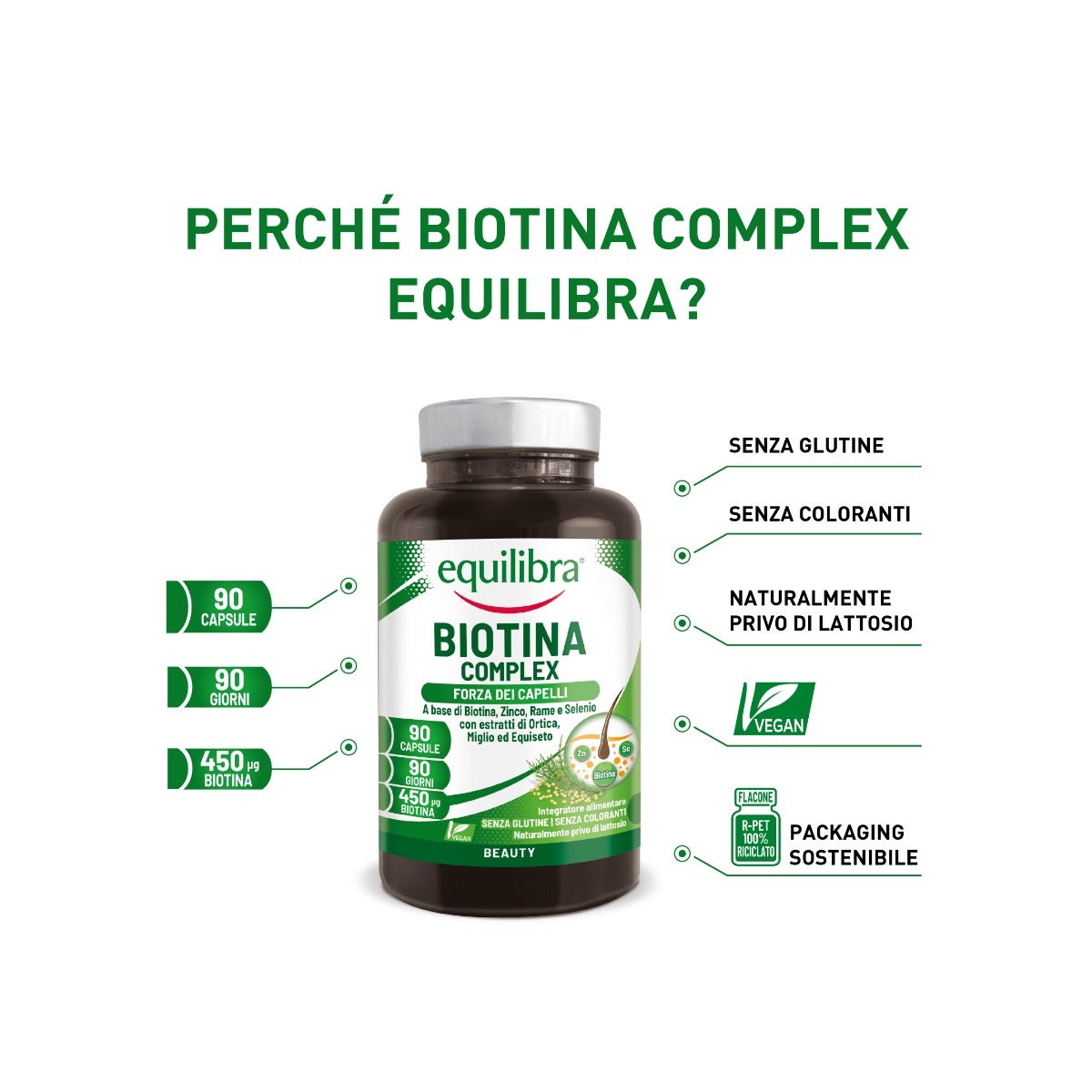 Equilibra Biotina Complex 90 Capsule