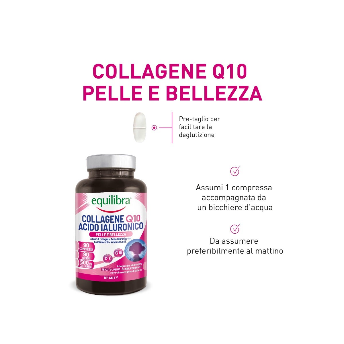 Equilibra Colágeno Q10 Ácido Hialurónico 90 Comprimidos-5