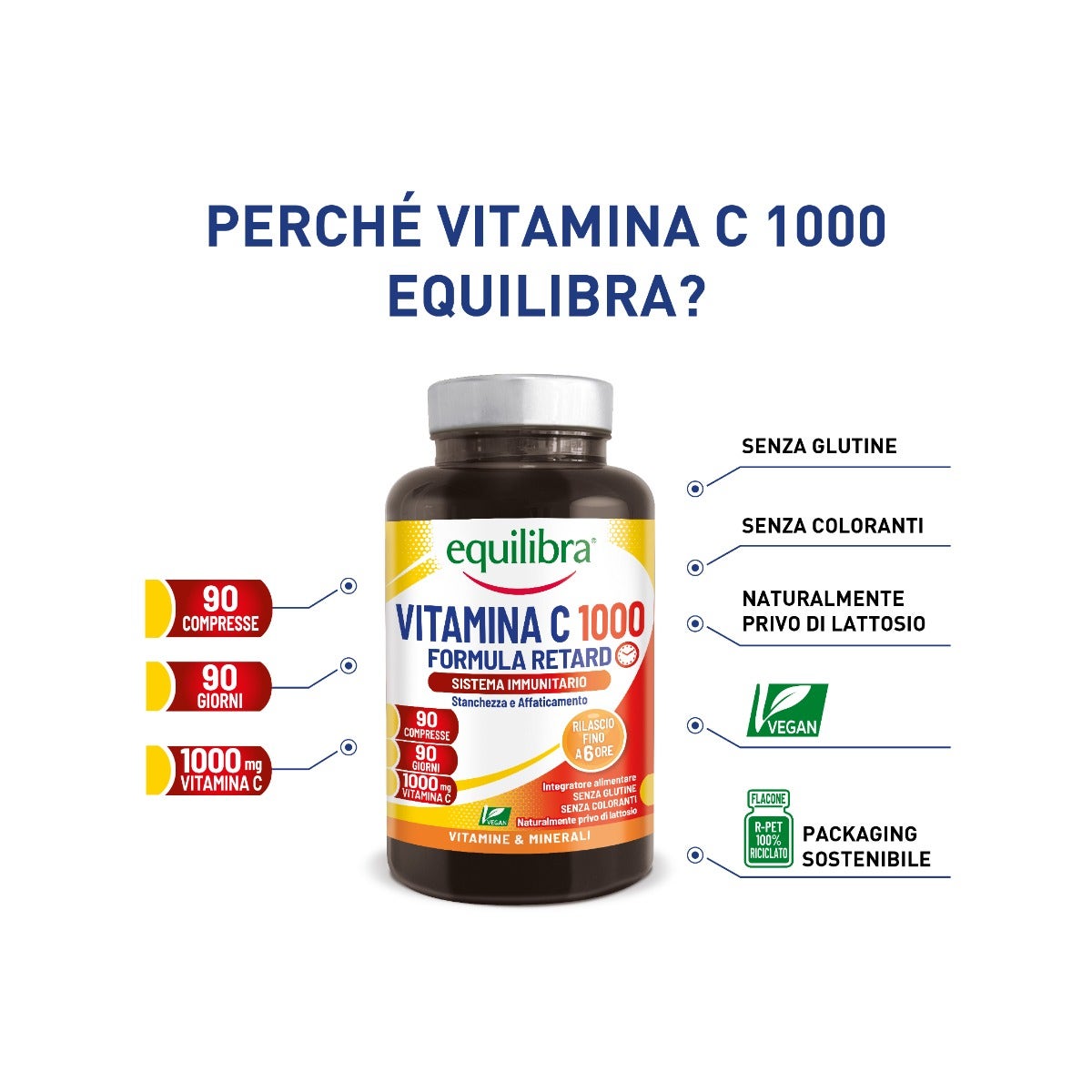 Equilibra Vitamina C 1000 90 Compresse