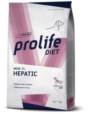 Prolife Diet Hepatic Mini, alimento dietético para perros, 500 g