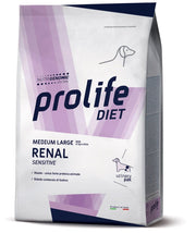 Prolife Dog Diet Renal Sensitive, pienso seco para perros de tamaño mediano/grande, saco de 2 kg