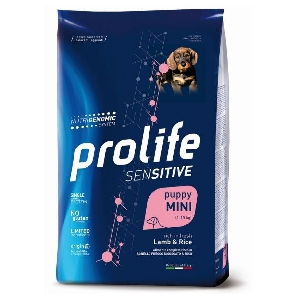 Prolife Dog Sensitive Puppy Mini Cordero y Arroz 2 kg