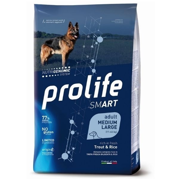Prolife Dog Smart Adult Medium/Large Trucha y Arroz 2,5 kg