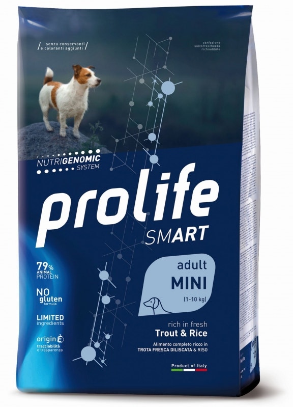 Prolife Smart Mini Trucha fresca y arroz para perros adultos 600 g