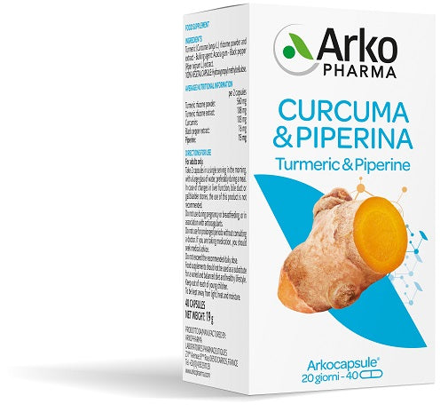Arkocapsule Cúrcuma + Piperina Ecológica 130 Cápsulas
