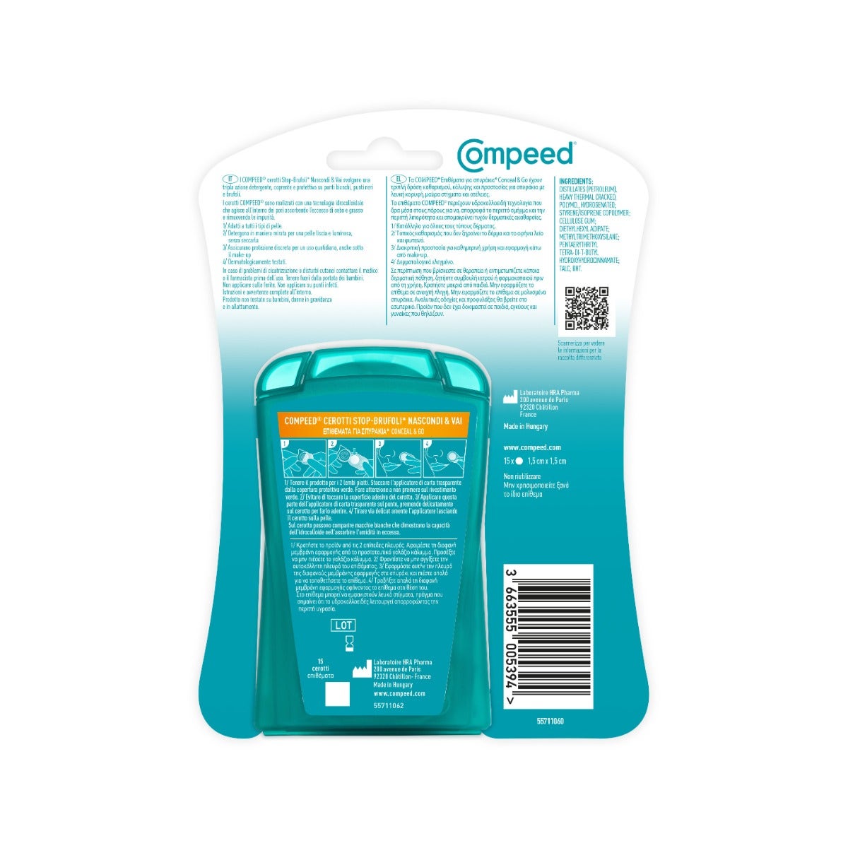 Compeed Parches Anti-Granos 15 unidades