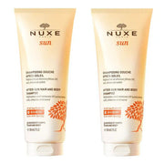 Nuxe Sun Champú y gel de ducha para después del sol, pack doble 2x200 ml