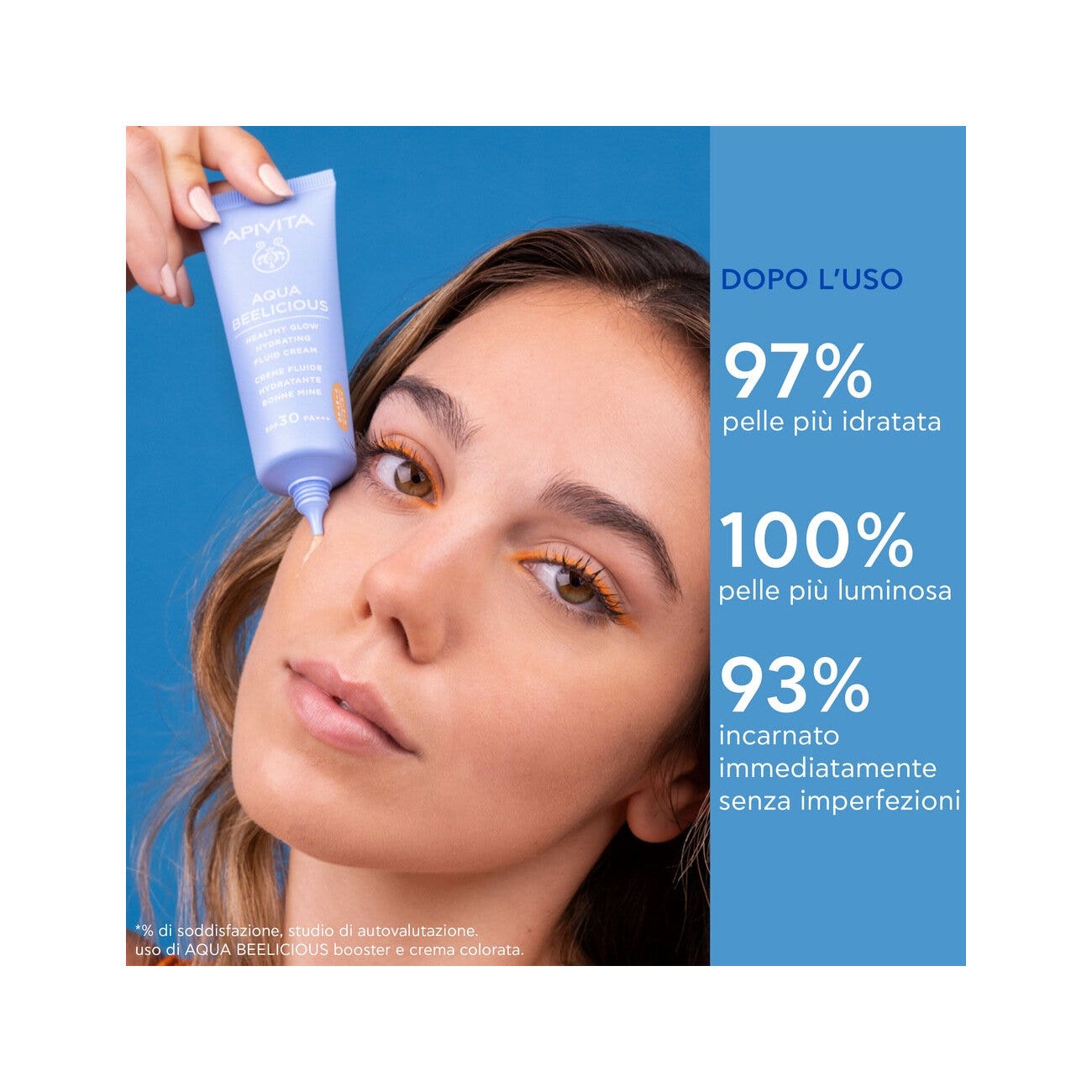 Apivita Aqua Beelicious Crema Fluida Idratante Healthy Glow 40ml