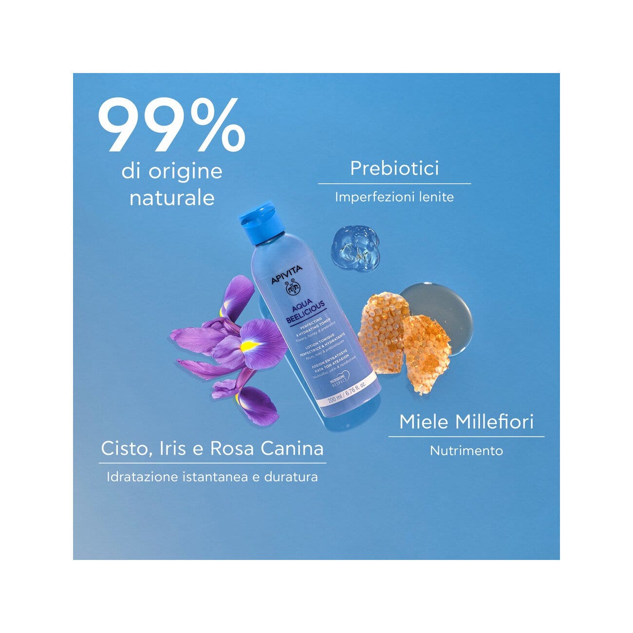 Apivita Aqua Beelicious Tonico Perfezionatore & Idratante 200ml