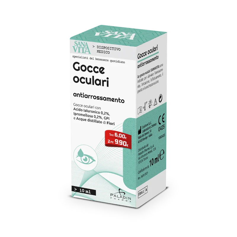 Sanavita Gotas Oculares Anti-enrojecimiento 10 ml