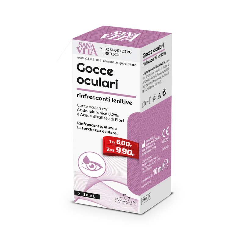Sanavita Gotas Oculares Refrescantes y Calmantes 10 ml