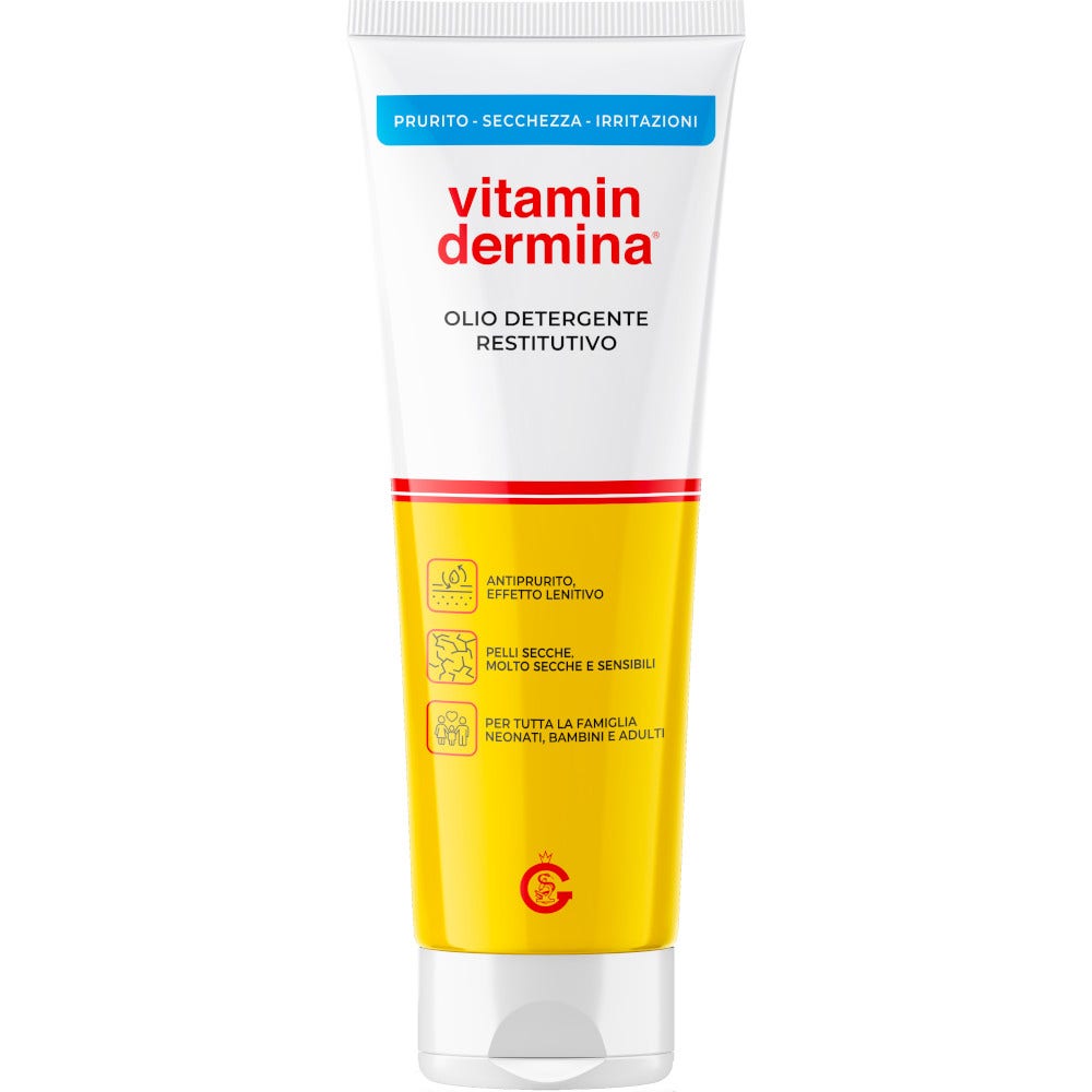 Vitamindermina Aceite Limpiador Regenerador para Rostro/Cuerpo 250 ml