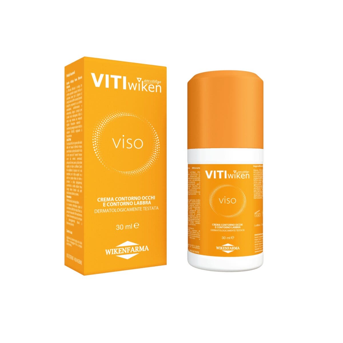 Vitiwiken Crema facial para el contorno de ojos y labios, 30 ml