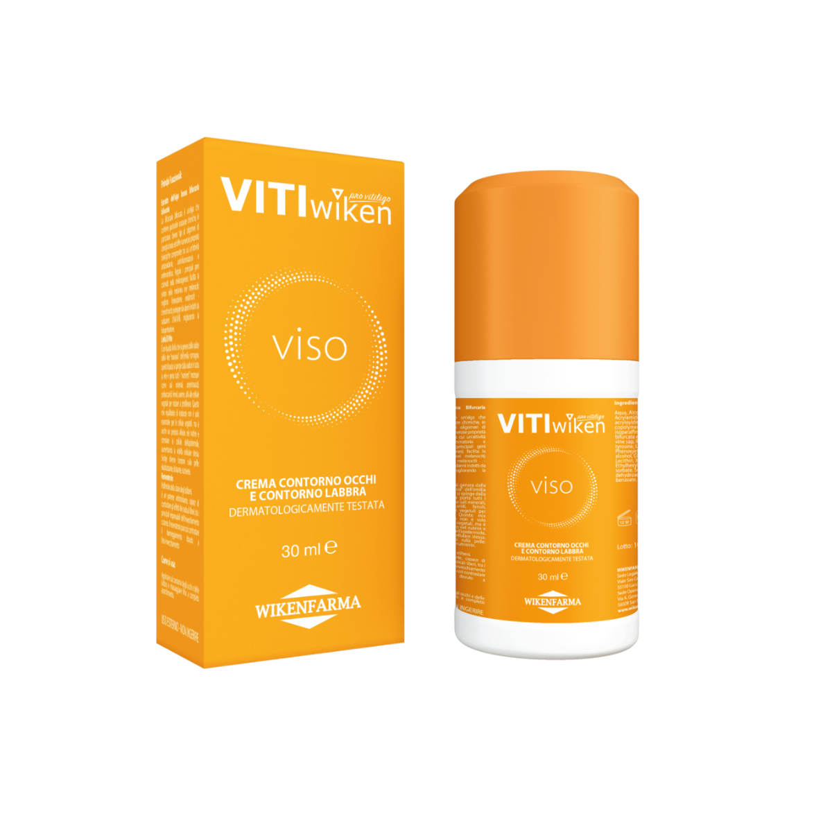 Vitiwiken Crema facial para el contorno de ojos y labios, 30 ml