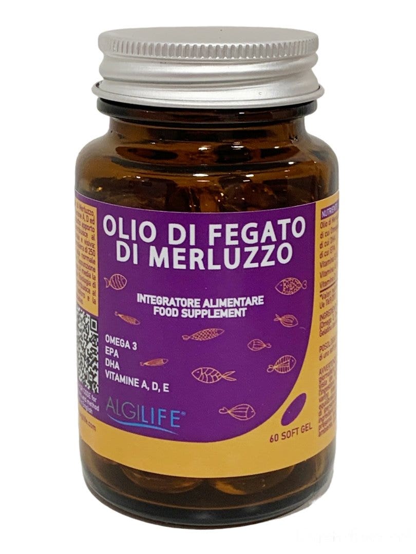 Algilife Aceite de hígado de bacalao 60 cápsulas blandas