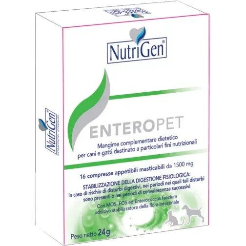 Enteropet Mangime Complementare Cani/Gatti 16 Compresse