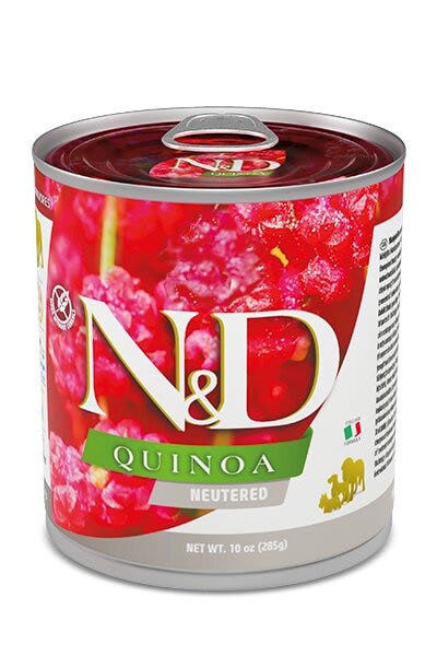 Farmina N&D Dog Quinoa Neutered Pork Comida húmeda para perros adultos 140 g