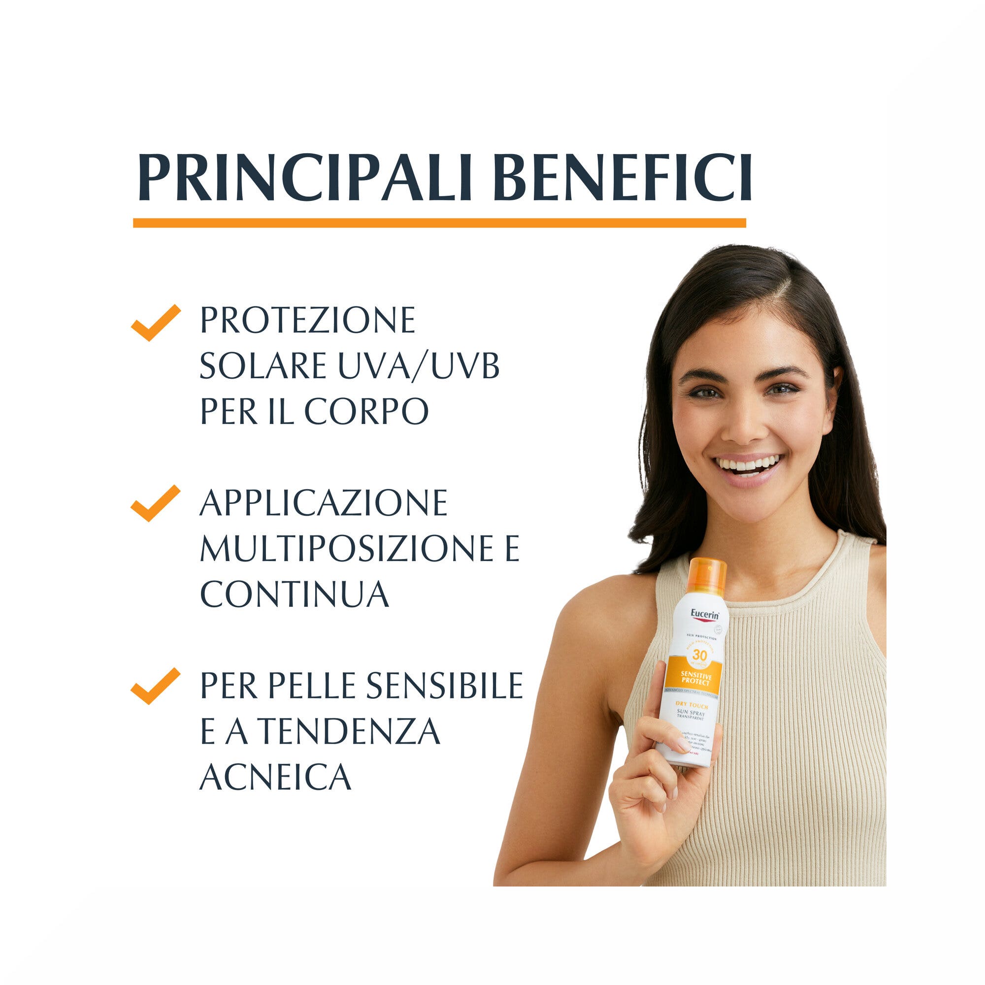 Eucerin Sun Spray Tocco Secco SPF30 200ml