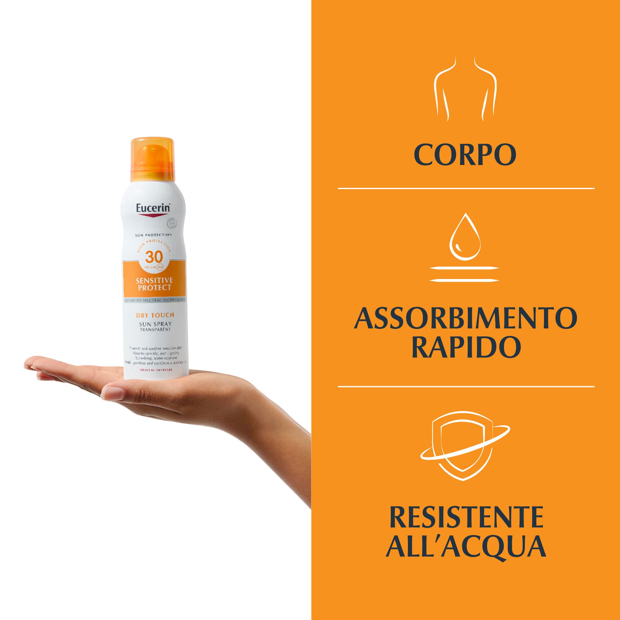 Eucerin Sun Spray Tocco Secco SPF30 200ml