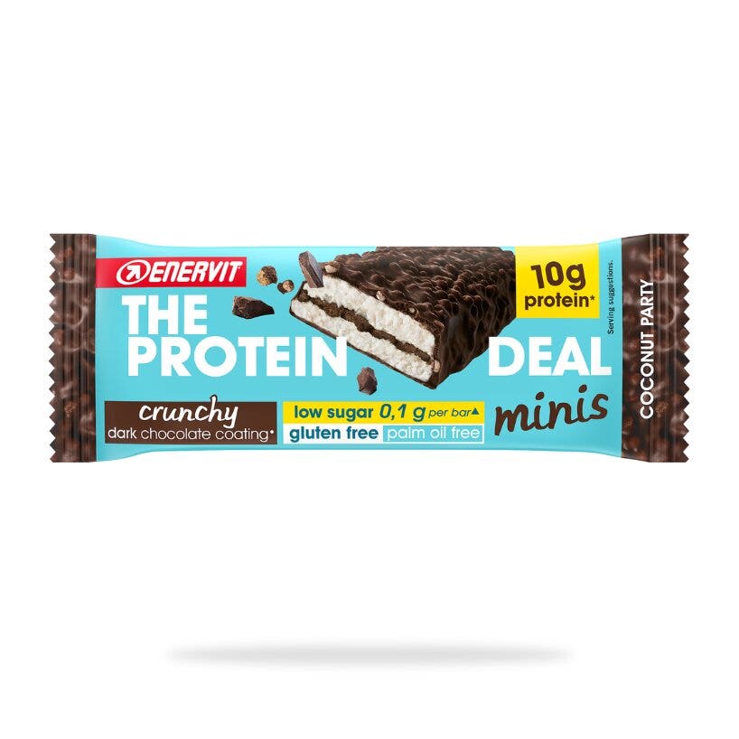 Barrita proteica Enervit Crunchy Minis de coco 33 g