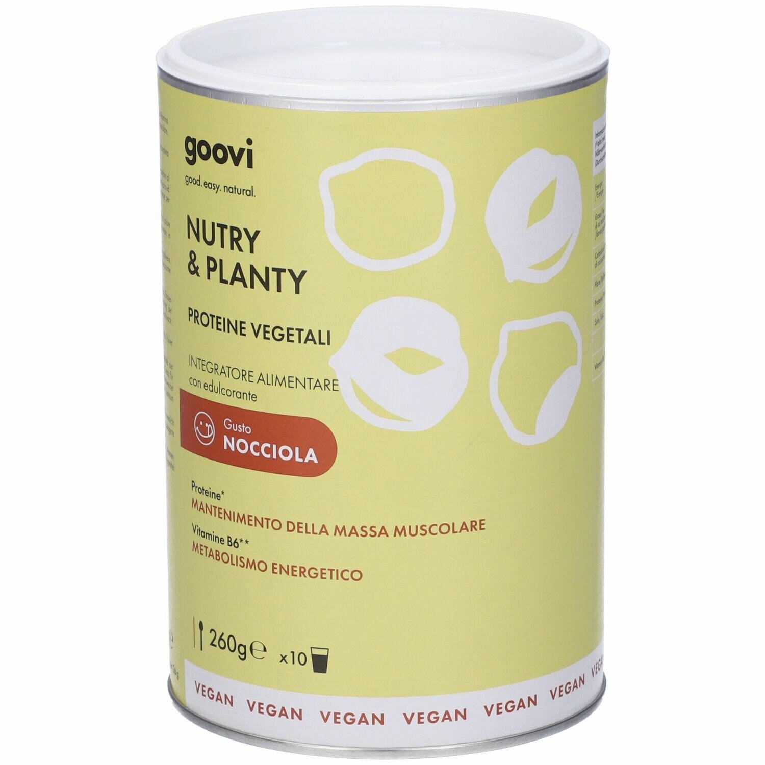 Goovi Proteínas Vegetales Sabor Avellana 260 g