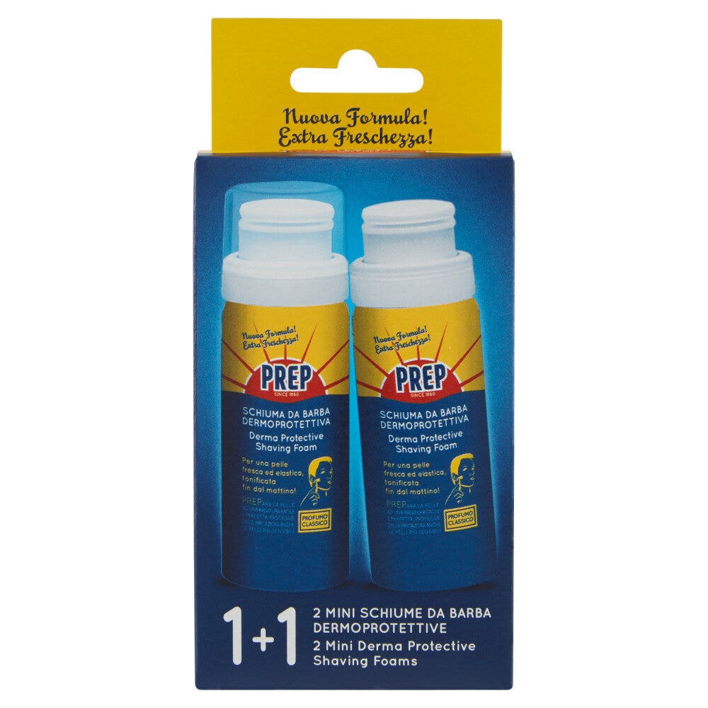Prep Schiuma Da Barba Dermoprotettiva 2x50ml