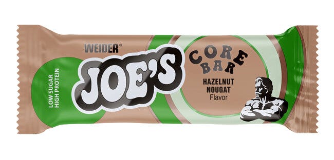Weider Joe's Core Barrita de avellanas y turrón 45 g