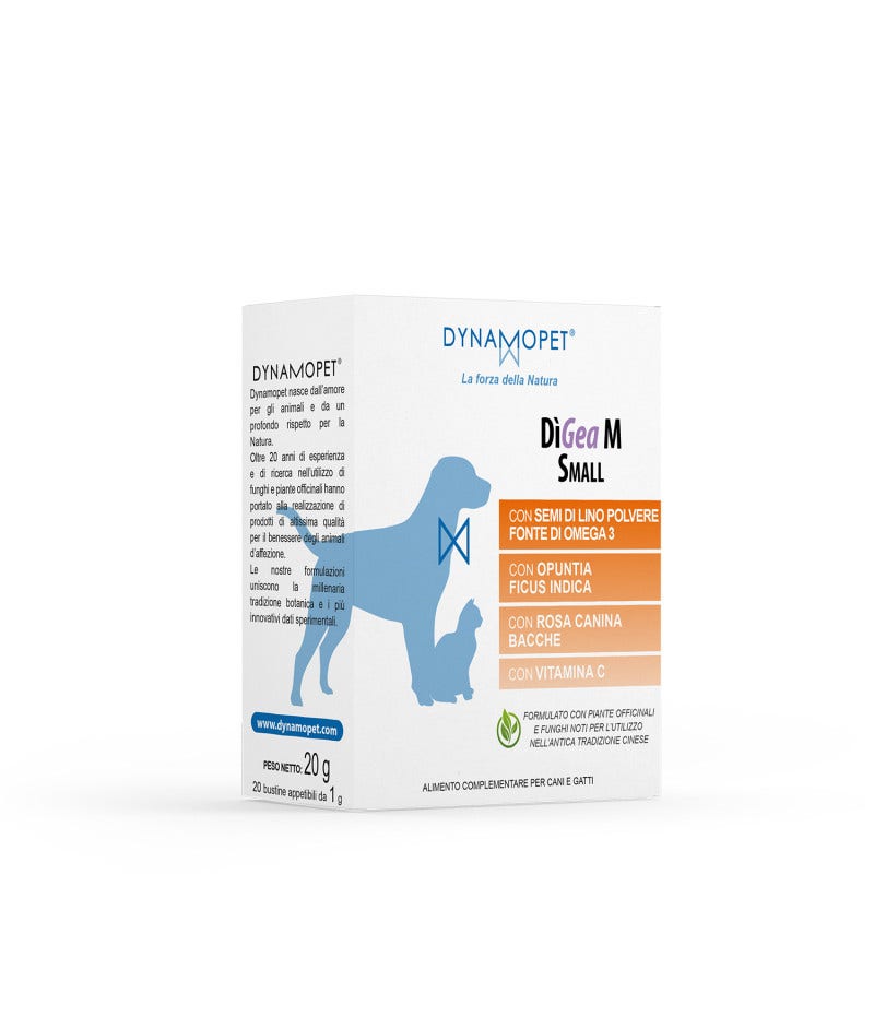 Dynamopet Digea M Small Alimento Complementario para Perros y Gatos 20 Sobres