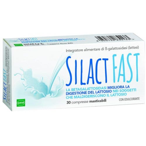 Silact Fast 30 comprimidos masticables - Alivio digestivo rápido