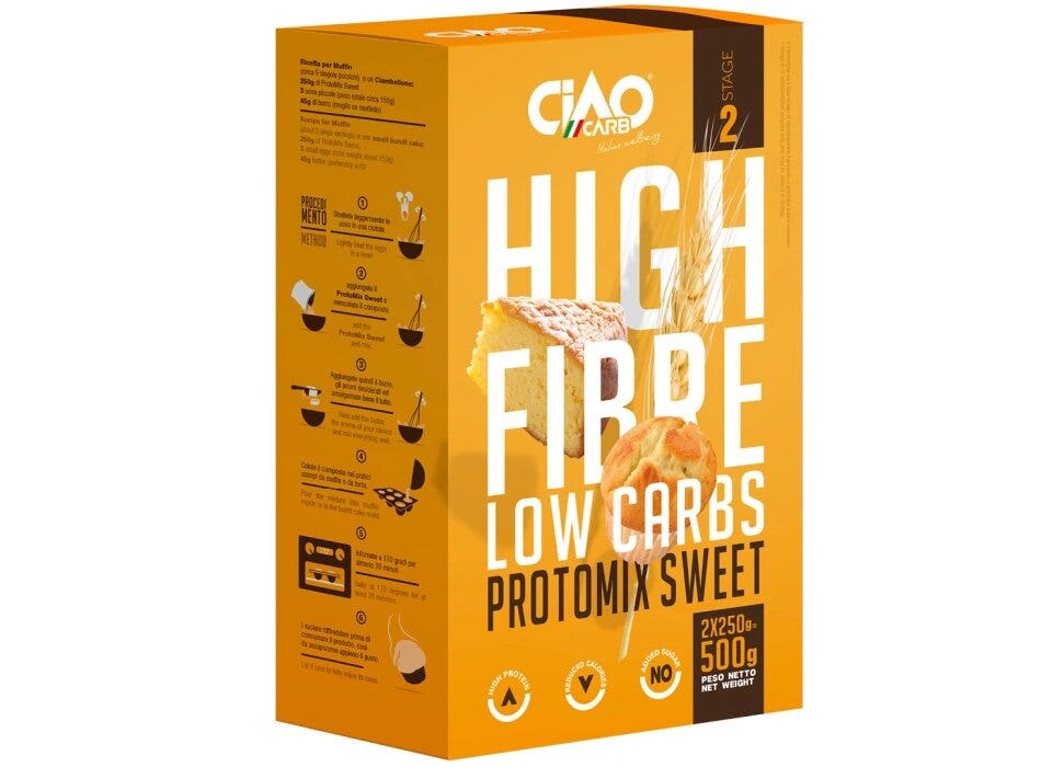 Ciao Carb High Fibre Low Carbs Protomix Sweet 500 g
