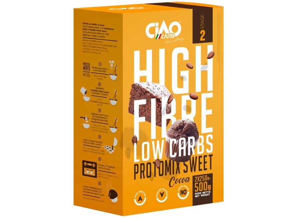 Ciao Carb High Fibre Low Carbs Protomix Sweet 500 g