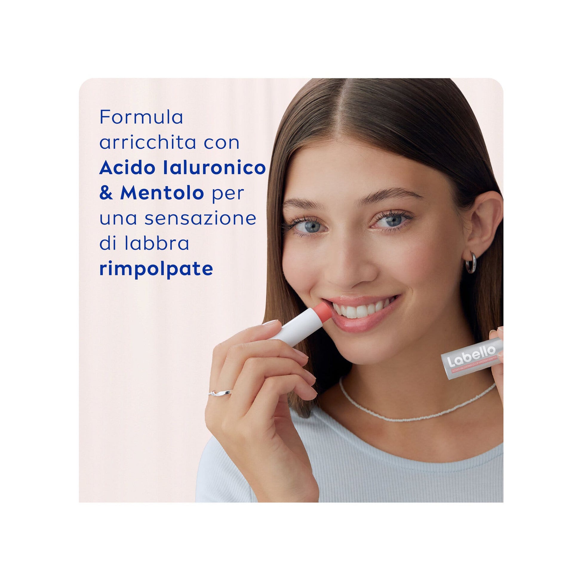 Labello Bálsamo Labial Ácido Hialurónico Plus Rosado 1 Pieza-2