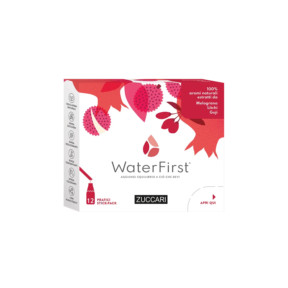 Zuccari WaterFirst Granada, Lichi, Goji 12 sobres