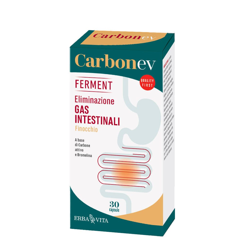 Erba Vita Carbon Ev Ferment 30 cápsulas