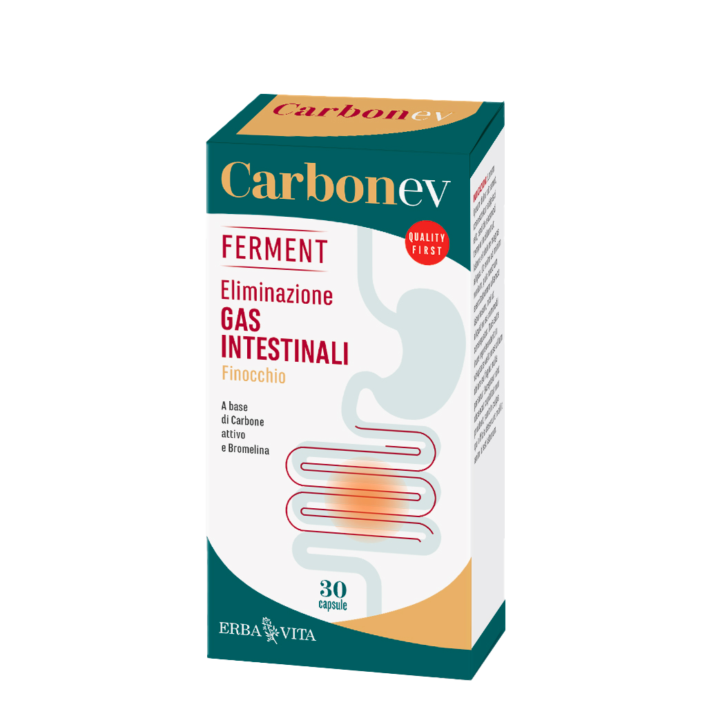 Erba Vita Carbon Ev Ferment 30 cápsulas